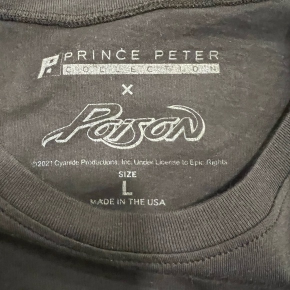 Prince Peter Poison nothin’ but a good Time 1989 tour size L - Picture 4 of 4